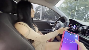 Preview 3 of Rejanices - cachonda masturbacion publica en el coche - May Hernandez