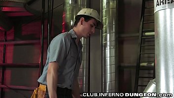 Preview 1 of Sexy Mature Aunty - ClubInfernoDungeon - Construction Worker&#039_s Fist Buried Deep In Colleague&#039_s Hole