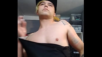 Preview 3 of Brazzer Sex For Money - Dreamy feminine man playing with boobs