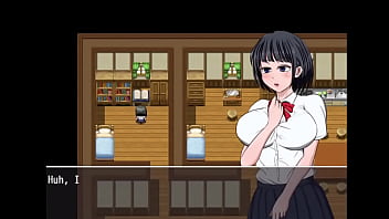 Preview 1 of Flexible Gymnast - Hentai game Kotoko is a Little &quot_Different&quot_ sexy girl with short hair. Visual novel part 2