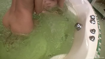 Preview 3 of Booby Aunty Bath Mms - Amateur lesbians sharing a toy in the bathtub