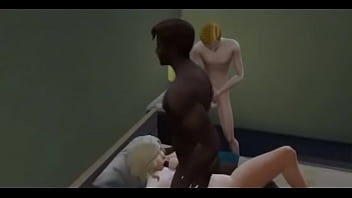 Preview 3 of Boy Fucks Own Mother - Sims 4 Bisexual Cuck