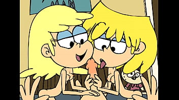 Preview 4 of Www Pastoxxxcom P K - Leni and Lori Loud sucking - Minus8