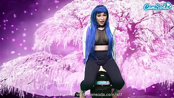 Preview 1 of Student Cum On Teacher India - Sexy Teen Rides Sybian While Sucking Multiple Floating Dildos