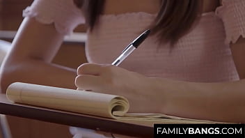Preview 1 of 17 Xxx Hot Scholl - FamilyBangs.com ⭐ Stepsisters Cant Wait Another Minute Without Kissing,  Emily Willis,  Georgia Jones