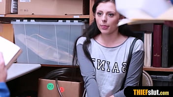 Preview 1 of Tanyaclark Chaturbate - Cute Megan Sage is in big trouble with these two cops