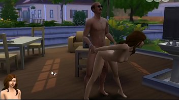 Preview 4 of Alexis Love And Daisy Marie - Extra&ntilde_o entra a. de mi y leemos la biblia Sims 4  parodia
