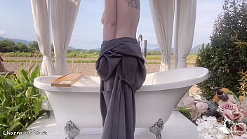 Preview 1 of Thai Webcam Babys - Taking a bath in the middle of a rice field.