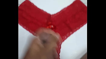 Preview 2 of Fuckup Me - Calcinha vermelha da cunhada