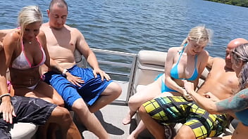 Preview 1 of Teen Sarybabi - Orgy in the middle of the ocean