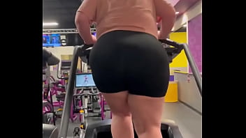 Preview 3 of First Fuck Home Alone - Check in Would you work out with me?