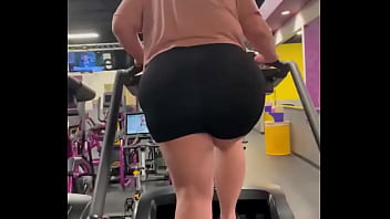 Preview 1 of First Fuck Home Alone - Check in Would you work out with me?