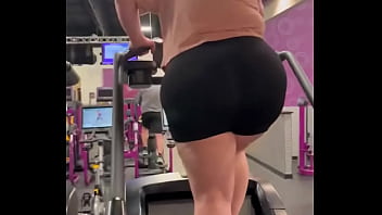 Preview 4 of First Fuck Home Alone - Check in Would you work out with me?