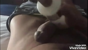 Preview 1 of Porn Tokig - Masturbating with a shampoo bottle