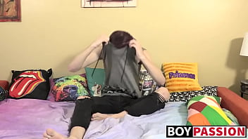 Preview 2 of Megjabin Chowdhury - tender man interviewed and then he touches his big cock