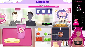 Preview 3 of Xxx Mature Feet - VTuber LewdNeko Plays Femboy Burgers