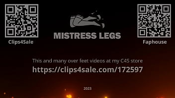 Preview 4 of Moby Roy - Goddess in pantyhose foot teasing and toes wiggling
