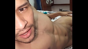 Preview 2 of Asian Gay Cowboy Men - Carlos masturb&aacute_ndose rico