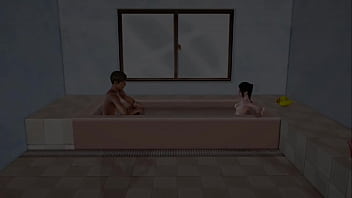 Preview 3 of Granny Gruop Anal Party - Max&#039_s Life Cap 21 - Mi Hermanastra y Yo Vemos Porno Juntos Mientras Toco Sus Enormes Tetas