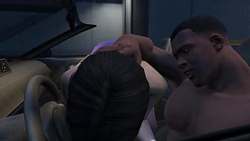 Preview 1 of Sunny Leon Sex On Car - GTA 5 - Franklin gets a Hooker service