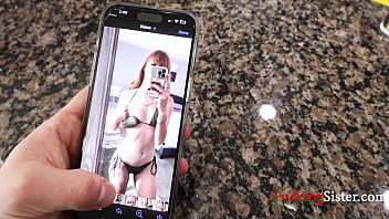 Preview 1 of Milana Fox Rimjob - Amber Stark Teases Her Step Bro Every Chance She Gets (POV)