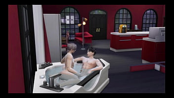 Preview 3 of Ssbbw Lesbian Sex Videos - Sims 4 couple relax after long day at work