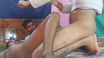 Preview 4 of Mature Slut Fucked By Hung Boys - Amazing hard sex with Friends two college friends Teens guys and hot bikini teen girl  3SOME FUCKS . Hanif pk and  Sumona and Manik