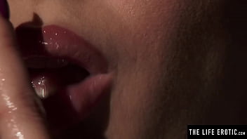Preview 1 of Talk Uncensored - Gorgeous petite girl fucks her tight asshole with a giant dildo