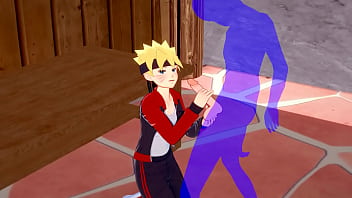 Preview 2 of Krumcflla - Boruto Yaoi - Boruto Handjob Bareback - Sissy crossdress Japanese Asian Manga Anime Film  Game Porn Gay