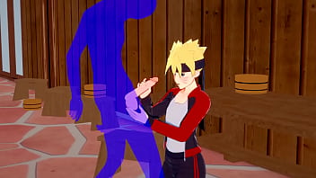 Preview 1 of Krumcflla - Boruto Yaoi - Boruto Handjob Bareback - Sissy crossdress Japanese Asian Manga Anime Film  Game Porn Gay