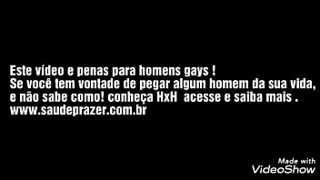 Preview 1 of Puss Solo - Ensinando o amigo fazendo boquet que tomou HxH