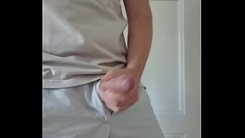 Preview 3 of 1 Shemale 1 Girl 1 Guy Strapon - Swedish guy cumming all over the floor