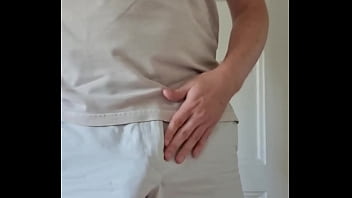 Preview 1 of 1 Shemale 1 Girl 1 Guy Strapon - Swedish guy cumming all over the floor