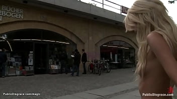 Preview 3 of Hot Sex Ssht - Bound Euro babe fucked in public park