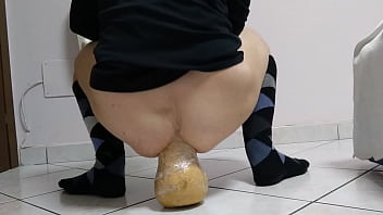 Preview 3 of Bengla Couples - A huge butternut squash of 28, 5 of circumference all in my ass