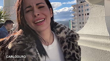 Preview 1 of Lesbian Japanese Suck Togue - I find Jessy Jey in one rooftop! I fuck her in the ass,  anal creampie,  pussy fisting [full vid available] - Carlo Duro