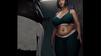 Preview 1 of Bed Creaking - tia fitness rompe dieta y se come un buen trozo de chocolate y gime como una diosa