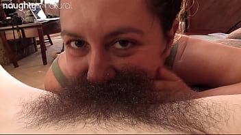 Preview 2 of Son Steep Mother - Bushy Queens Bury Faces in Each other in Hairy Pussy