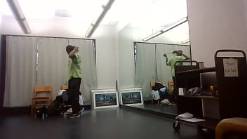 Preview 1 of Songs Girls - Behind the scenes Art show dress change