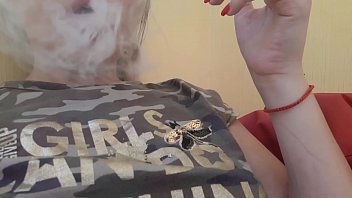 Preview 1 of Search Some Porn Youtro - Smoking on balcony then going fuck pussy with 3 toy