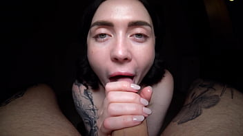 Preview 3 of Huge Big Guy - Lots of spit and cum! ASMR blowjob and cum in the mouth