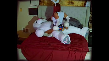 Preview 2 of Squirt History - MILF,  BUNNY FUCK 2,  AMATEUR BIG NATURAL TITS,  BIG BOOTY,  CUM ON TITS AND ASS