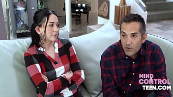 Preview 1 of Kathryn Sex Videos - Your Stepdad Is So Friendly! (Freeuse) - Serena Hill,  Violet Spice