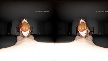 Preview 1 of Harsh And Girls Sexy Video - [VR] Brigitte wakes you up