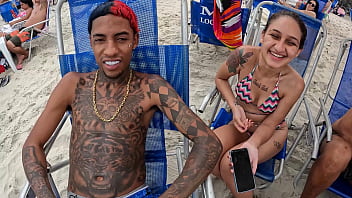 Preview 1 of Lia Lor With Shane Diesel - Casal de novinho resolveu fuder na praia