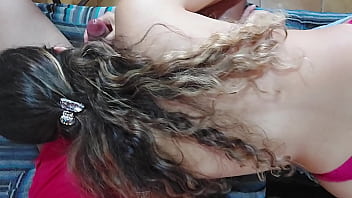 Preview 1 of Homemade Chubby Dp - Hermanastra culona se traga mi leche