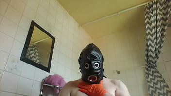 Preview 2 of Lisbean Fuck - playing woth my new mask