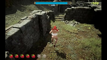 Preview 4 of Hd Sex Masaje - Catch Me [ HENTAI game ] Ep.2 hunter OUTDOOR doggystyle SEX !