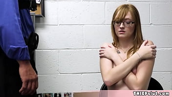 Preview 2 of Magma Smalls - Cute geeky chick tried to steal some books and now she must pay