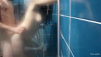 Preview 2 of Csefgtjh - Young Amateur Couple Fucking Hard in the Shower - Triss witch